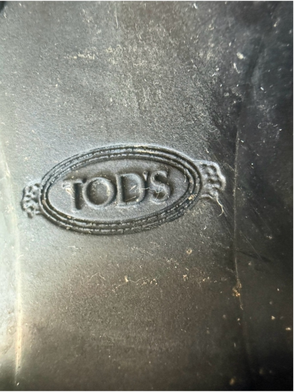 Tod’s Progetto Gomma Two Tone Leather Knee High Riding Boots Black Brown Size 36 - Picture 4 of 14